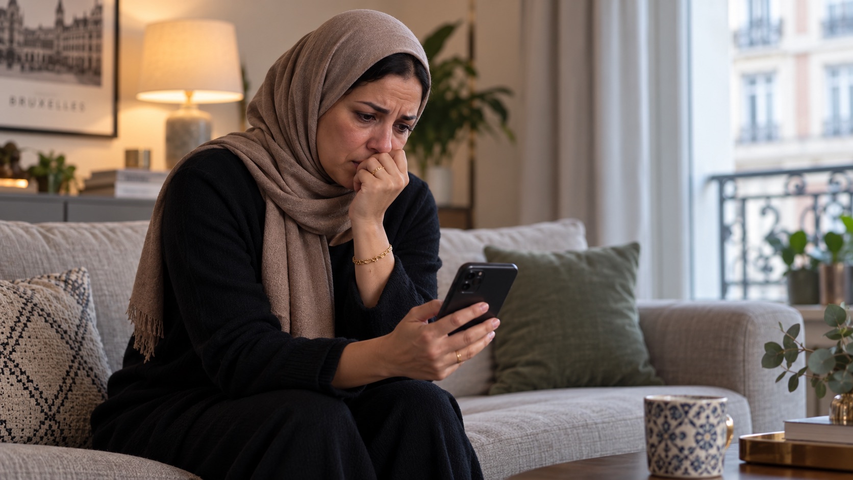 Une femme réfléchit à sa demande avant de contacter Daouda