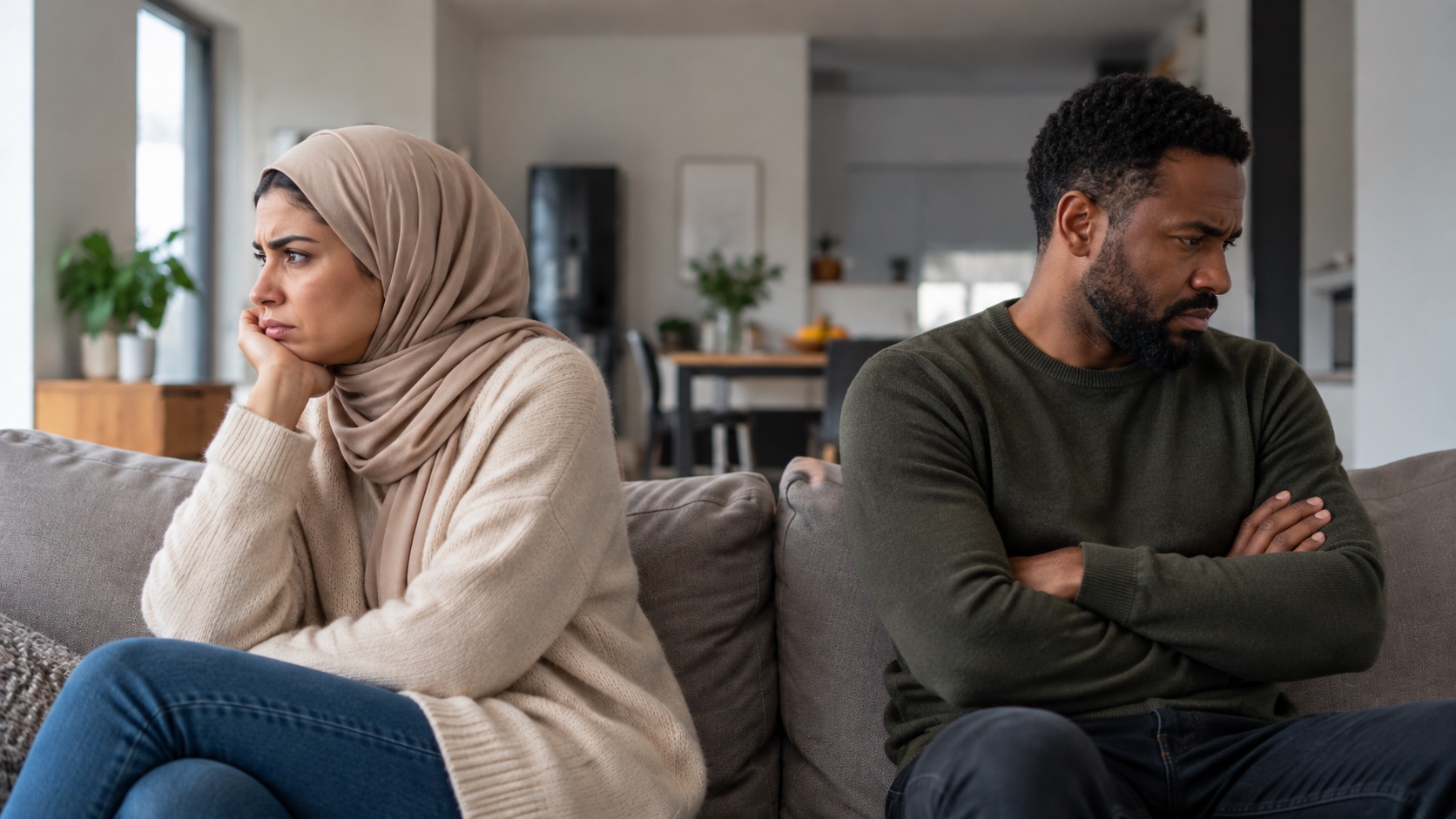 Un couple traverse une période de conflit